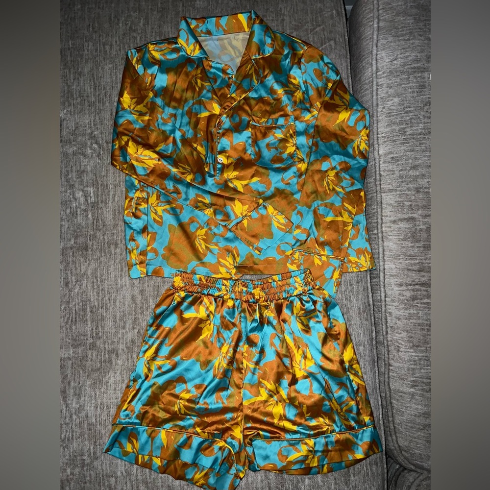 Nastygal silky pajamas set